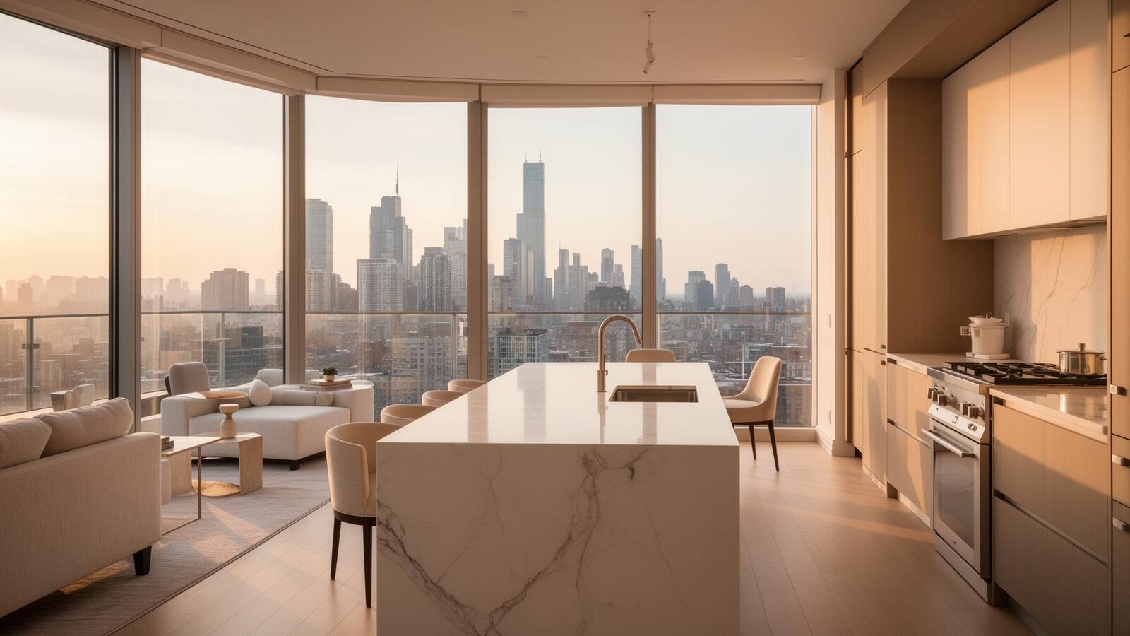 Pristine luxury Toronto interior